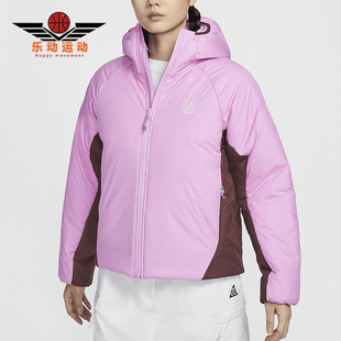 女士训练运动拼接保暖时尚 Nike 耐克正品 新款 632 棉服FV7336