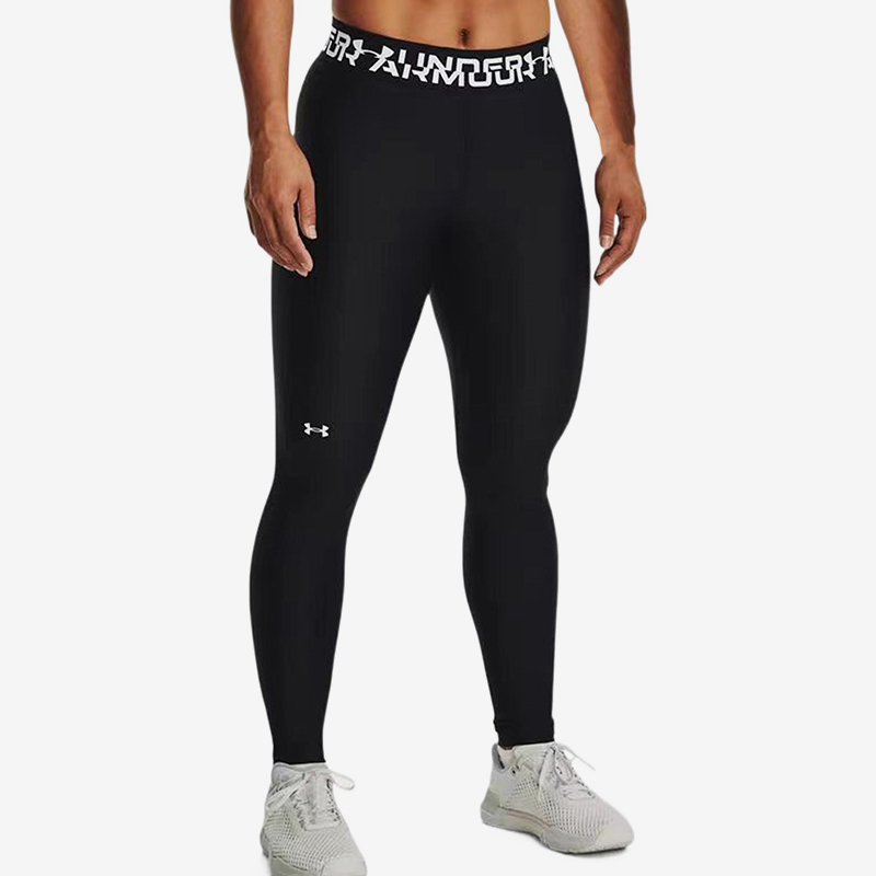 UA/安德玛正品Heat Gear女子运动训练中腰紧身长裤1374134-001