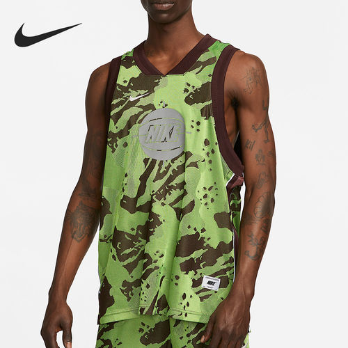 Nike耐克正品满印速干无袖圆领轻便舒适百搭出行篮球DX0257-227