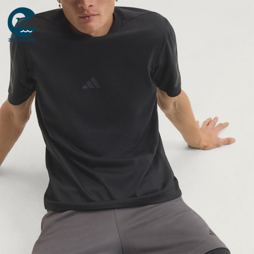 Adidas/阿迪达斯正品ZNE 男士简约经典圆领针织短袖KF3796