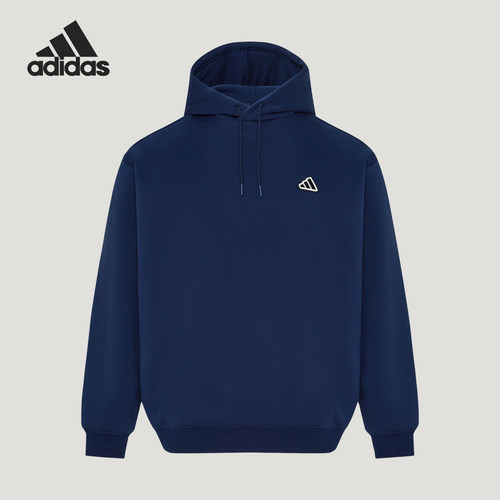Adidas/阿迪达斯正品新款男女加绒休闲宽松连帽卫衣LH2680