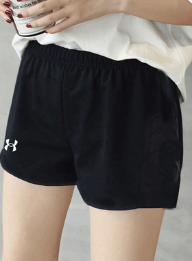 安德玛正品秋冬季女子时尚休闲短裤跑步健身训练五分裤22500213