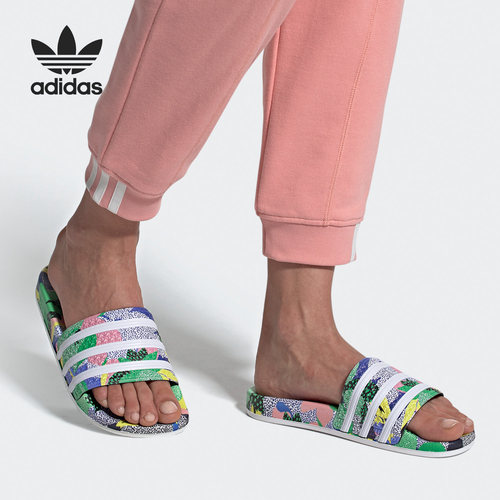 Adidas/阿迪达斯正品三叶草 ADILETTE W 男女运动凉拖鞋 FW2529