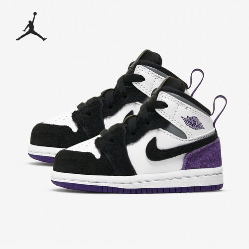 Nike/耐克正品JORDAN 1 AJ1婴童运动时尚休闲板鞋BQ6933-105