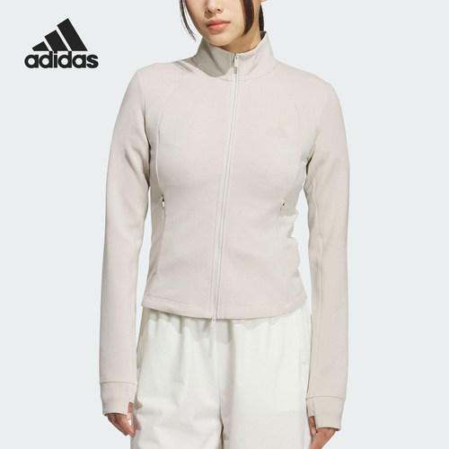 Adidas/阿迪达斯正品2025秋季款女士日常立领修身运动外套KF2507