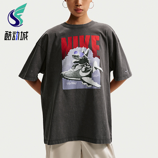 女士运动休闲经典 Nike 耐克正品 2026夏季 060 宽松圆领T恤IR7588
