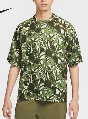 Nike/耐克正品Dri-FIT男士运动印花时尚透气休闲短袖HV0588-229