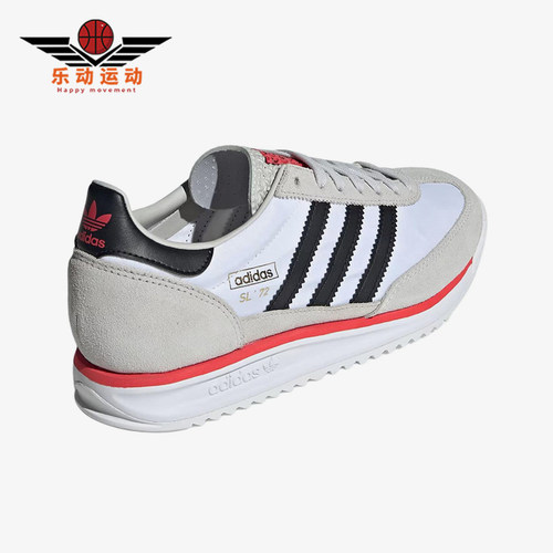 Adidas/阿迪达斯正品SL72男低帮网面拼接麂皮运动鞋JS0746