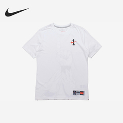 Nike/耐克正品夏季男士涂鸦印花宽松休闲透气短袖CI9080-100