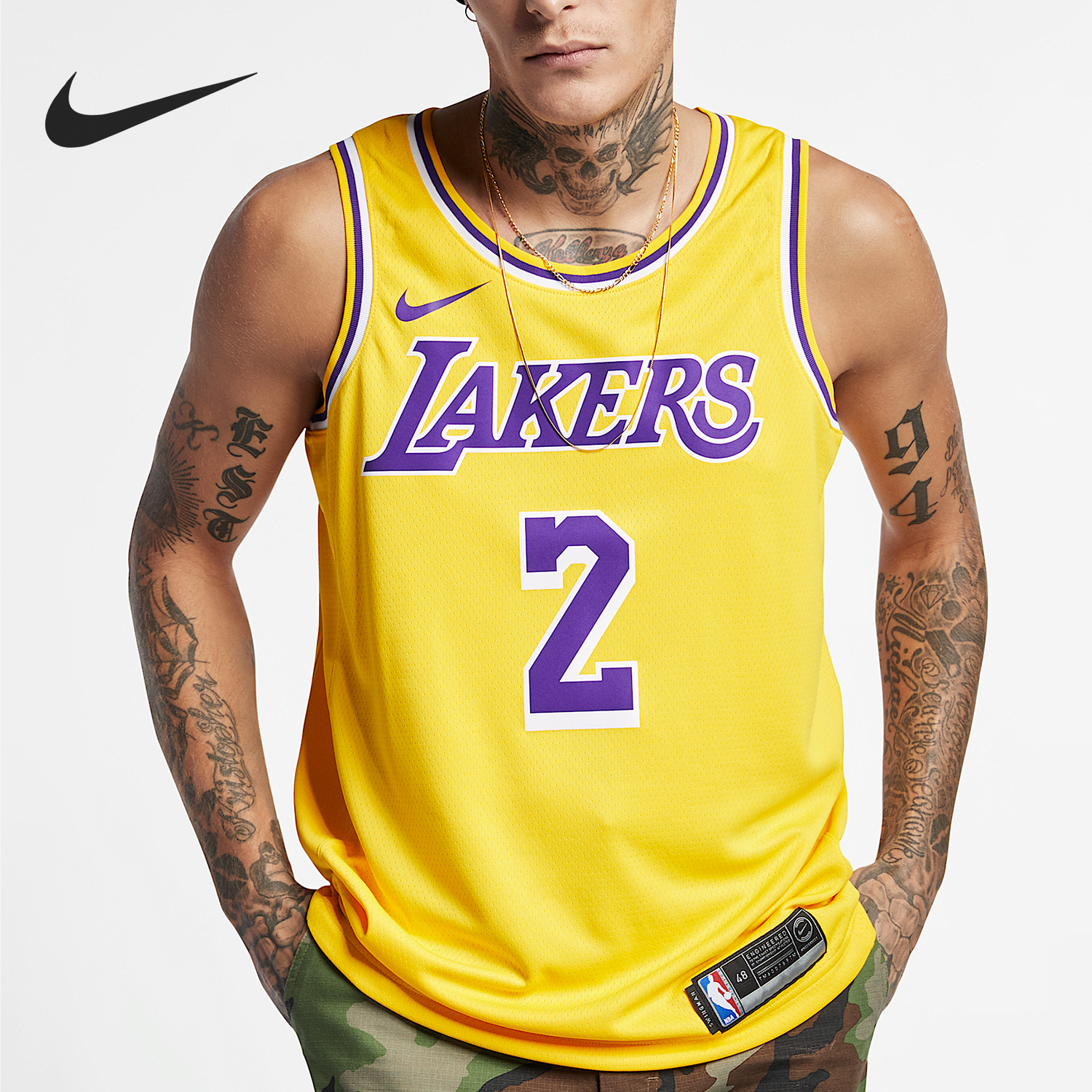 Nike/耐克正品新款男士透气训练篮球运动背心T恤AA7099-728