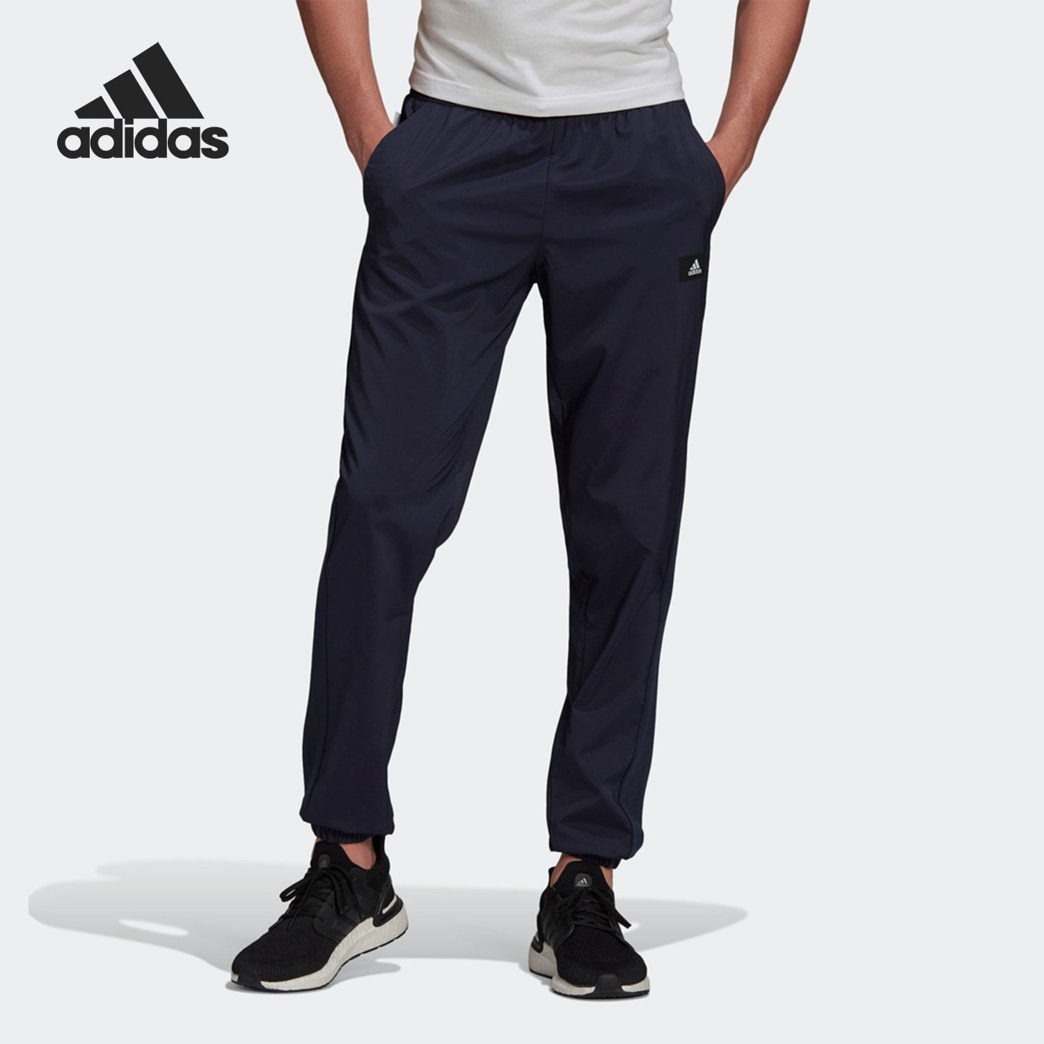 Adidas/阿迪达斯正品当季新款男子运动舒适休闲长裤HB6569 - 实物图