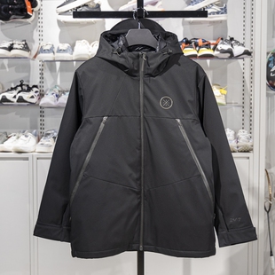 李宁正品韦德系列新款男子三合一羽绒内胆运动冲锋衣AWBU047-3