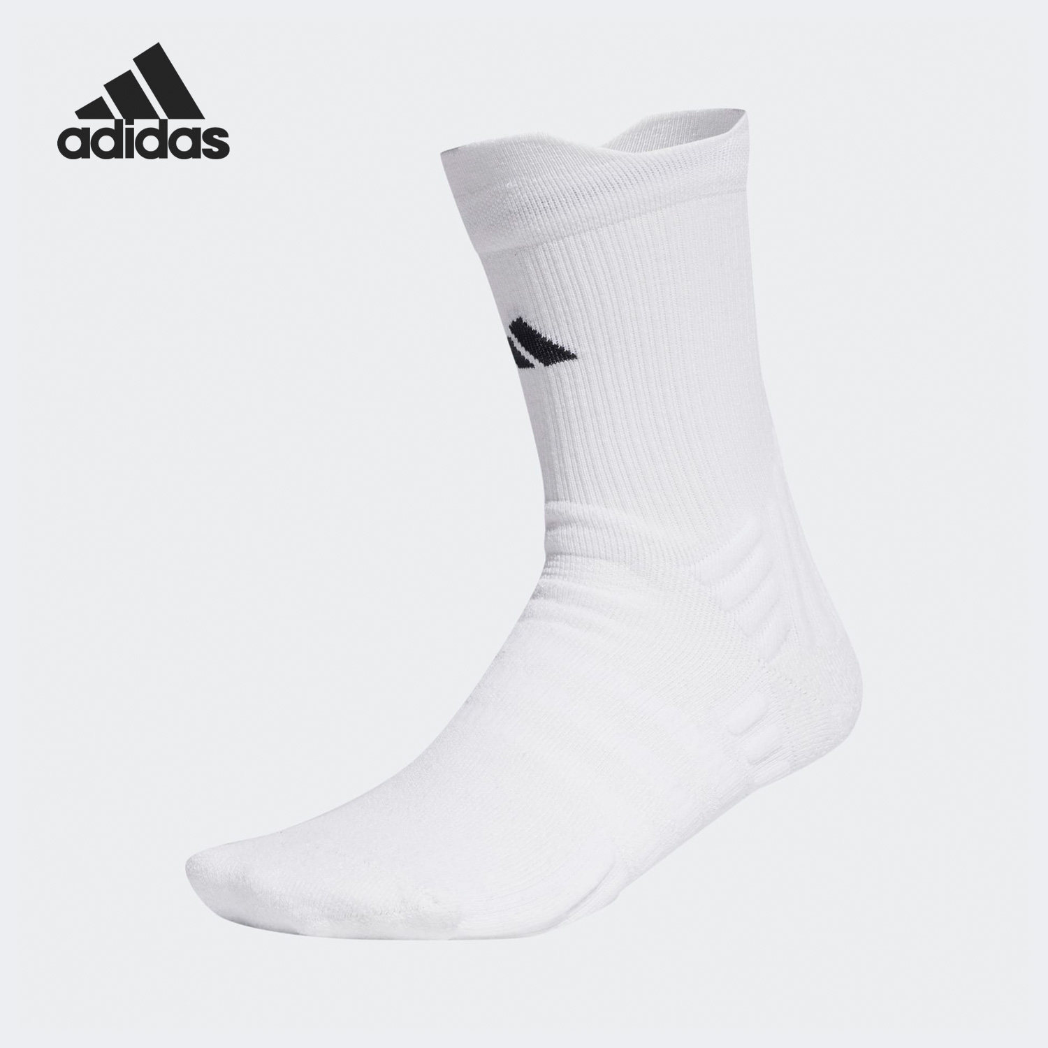 Adidas/阿迪达斯正品新款男女透气中筒运动袜子一双装HT1644