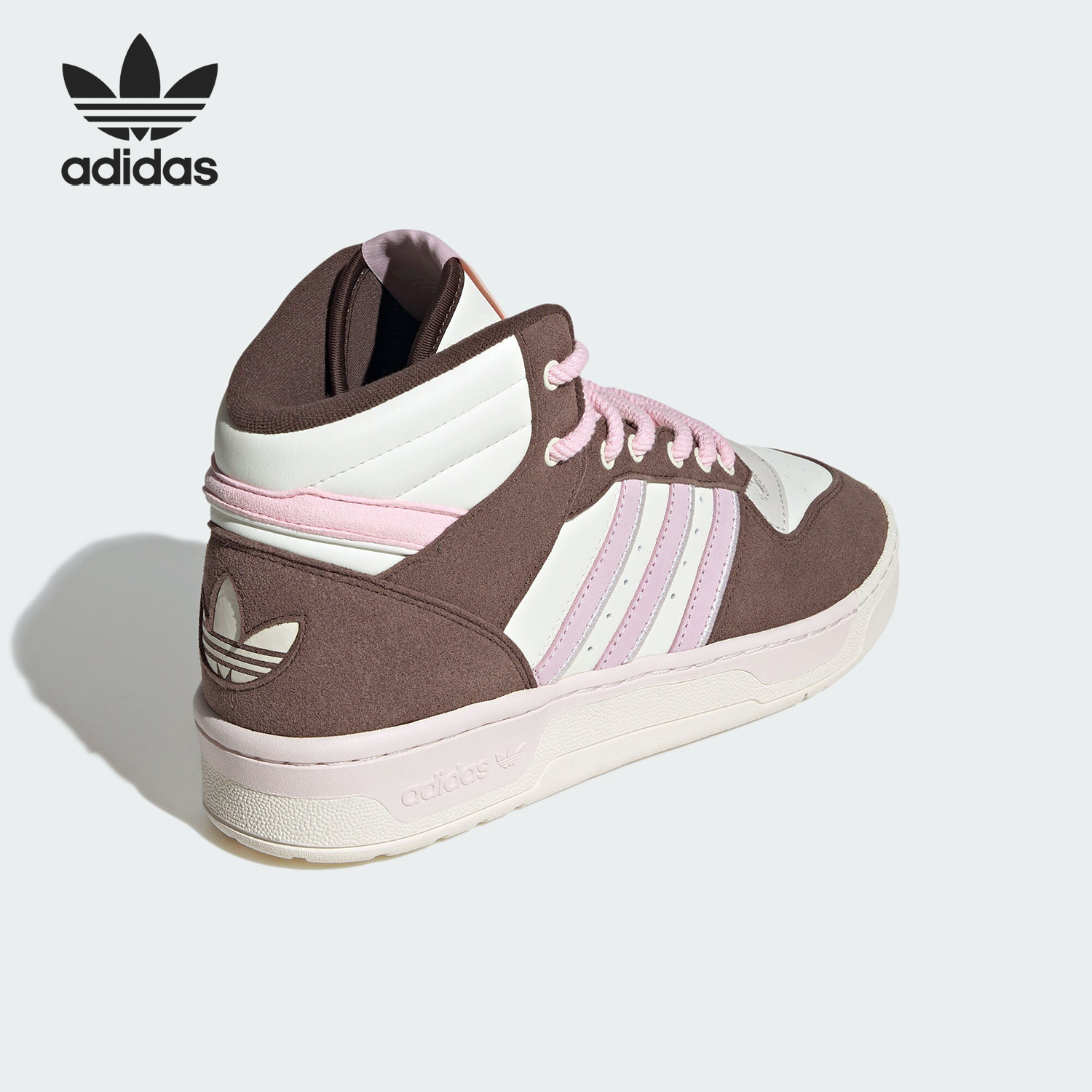 Adidas/阿迪达斯正品三叶草男女复古中帮轻便休闲板鞋JH9605