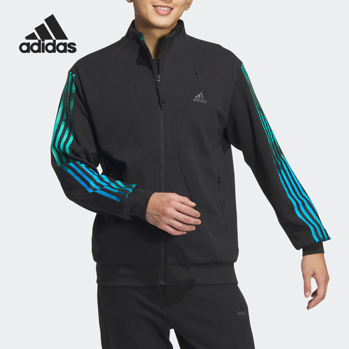 Adidas/阿迪达斯正品当季新款男士运动休闲立领外套JF0793