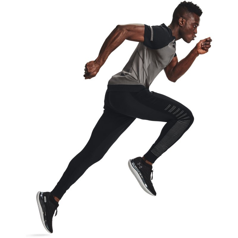 安德玛正品UA ItelliKnit跑步训练男子透气运动束脚长裤1367629