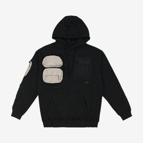 Nike耐克正品Travis Scott联名男机能多袋连帽卫衣CU0458-010