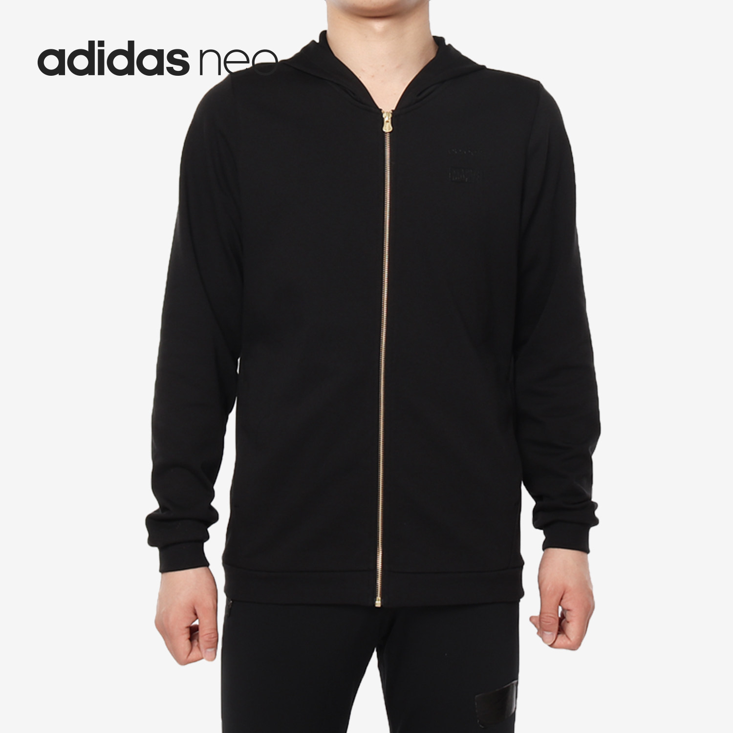Adidas/阿迪达斯正品NEO男子复仇者联盟针织连帽衫外套EA0323