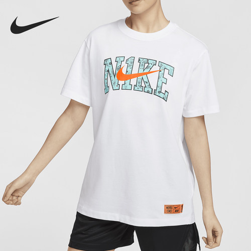 Nike/耐克正品篮球系列新款女士透气宽松篮球T恤HF6161-100