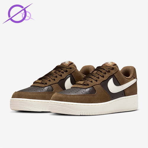 Nike/耐克正品Air Force 1女士低帮翻毛皮休闲轻便板鞋IO1914-235
