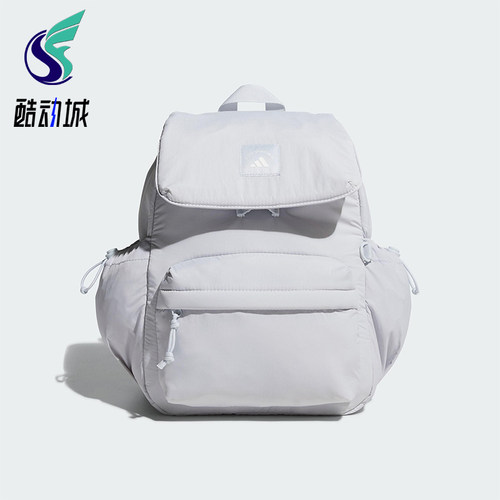 Adidas/阿迪达斯正品2025男女实用翻盖多口袋经典双肩包KF2489
