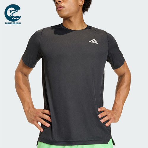 Adidas/阿迪达斯正品夏季男士休闲跑步运动短袖圆领短袖T恤JZ7761