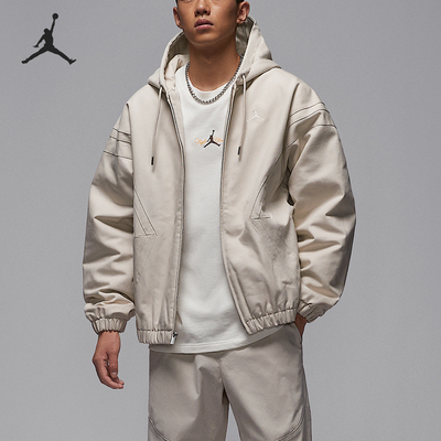 Nike/耐克正品JORDAN男士休闲梭织运动防风保暖棉服HV1849-104