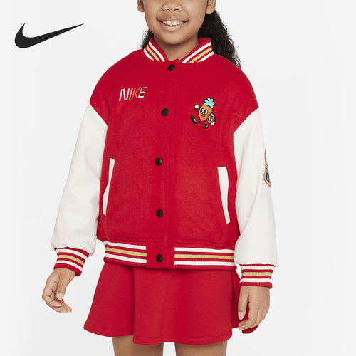 Nike/耐克正品春季新款小童运动休闲时尚夹克外套FN6201-657