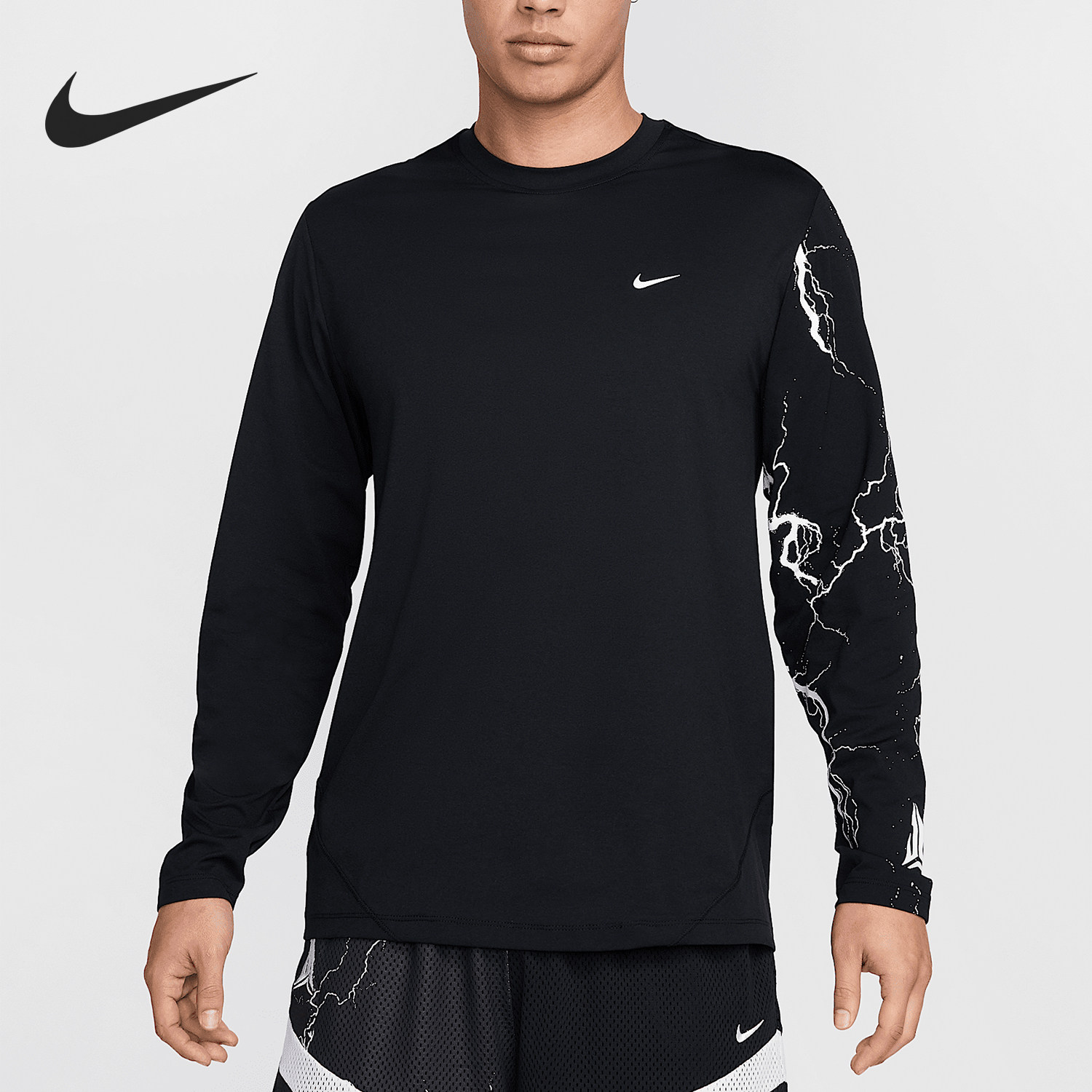 Nike/耐克正品当季新款男士宽松透气圆领长袖T恤HJ3892-010,运动服/休闲服装,运动T恤,淘宝优惠券,粉丝福利购,淘宝优惠卷