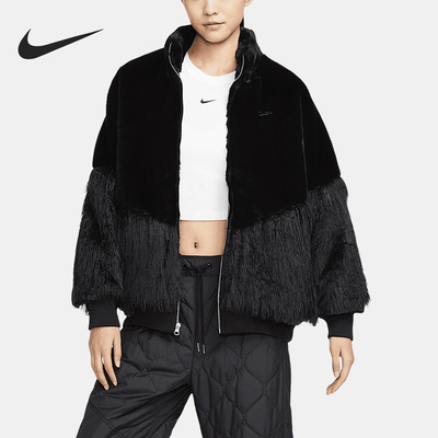 Nike/耐克正品运动女士拼接时尚潮流立领夹克外套HV8464-010