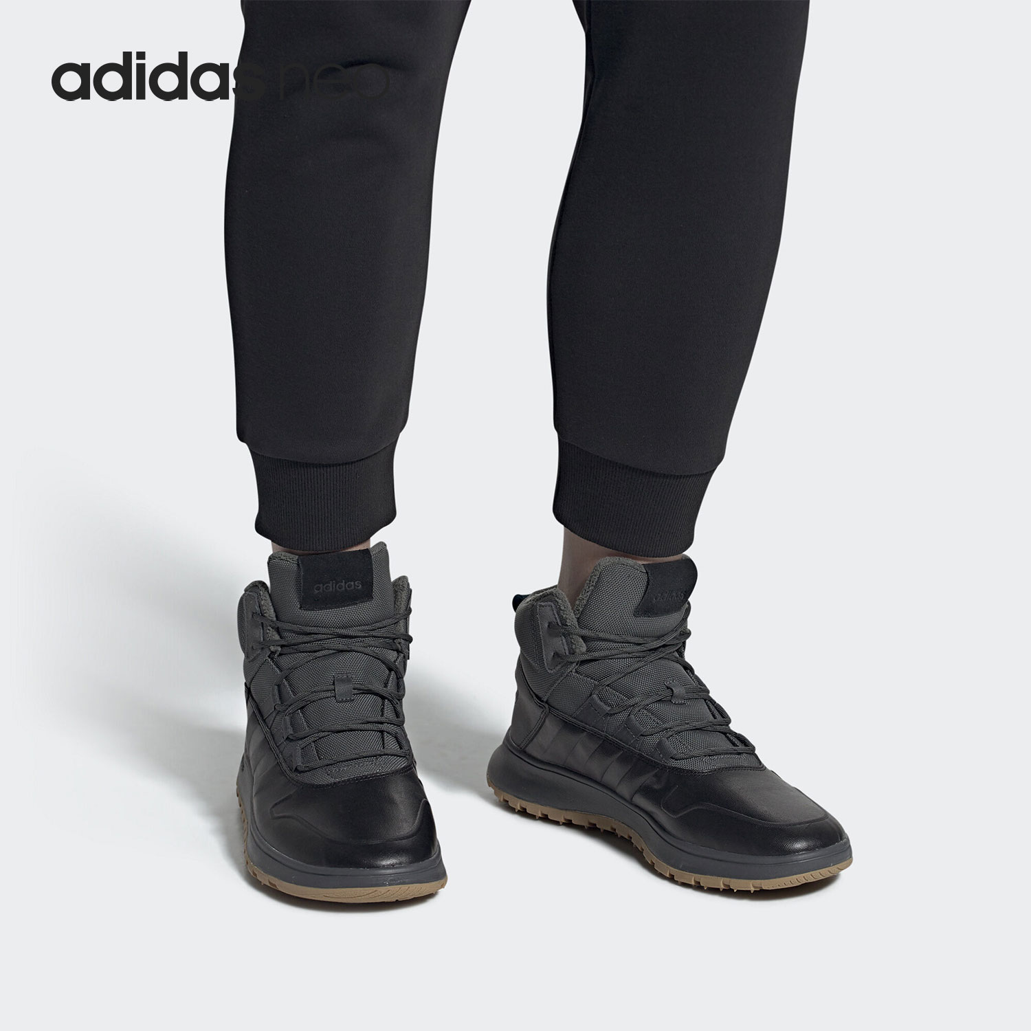 Adidas/阿迪达斯正品Fusion Boosts 男子加绒休闲运动鞋 EE9706