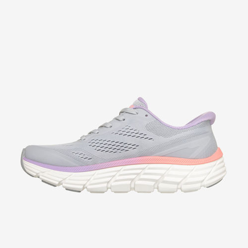 Skechers斯凯奇正品女款MAX FLEX舒适耐磨透气跑步鞋129760-GRY