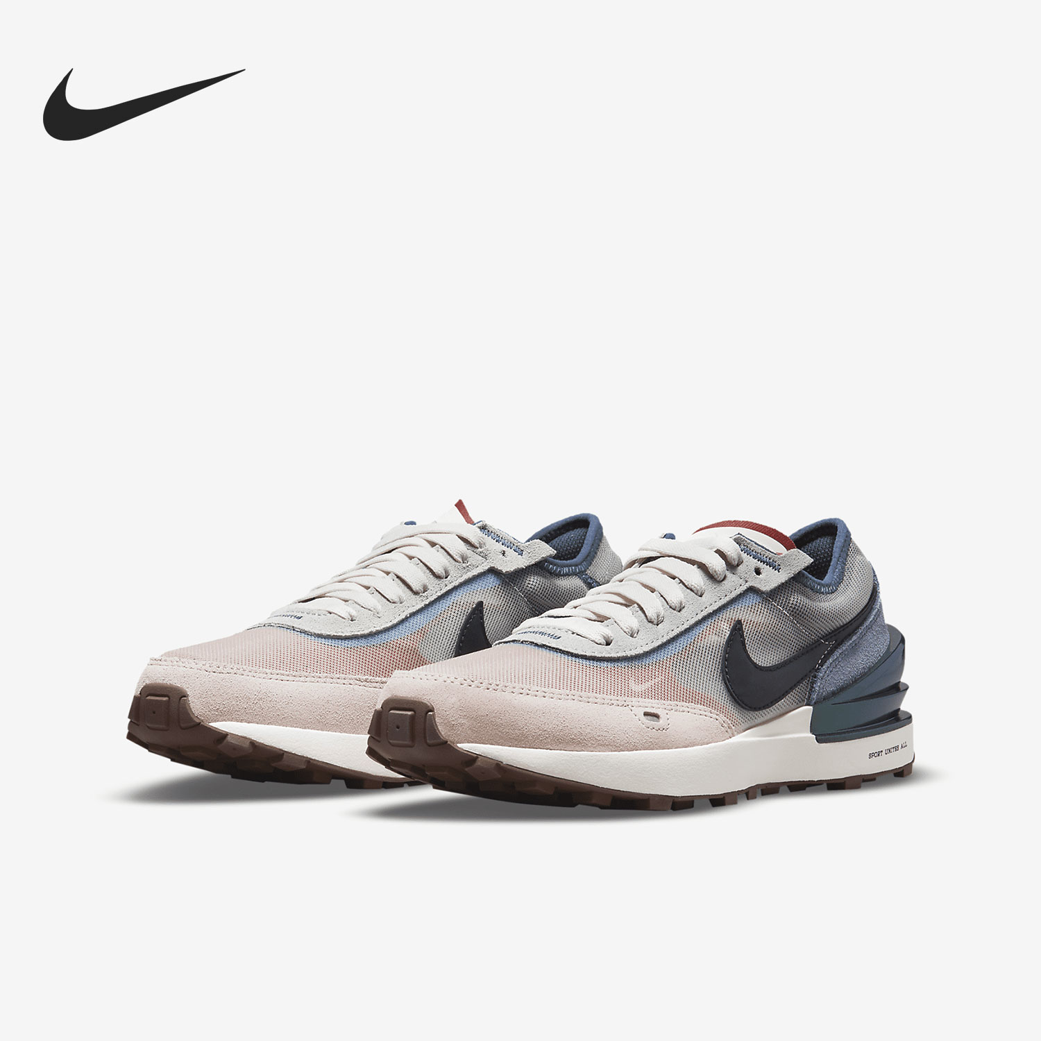 Nike/耐克正品 WAFFLE ONE (GS)女子大童休闲鞋 DM5454-701