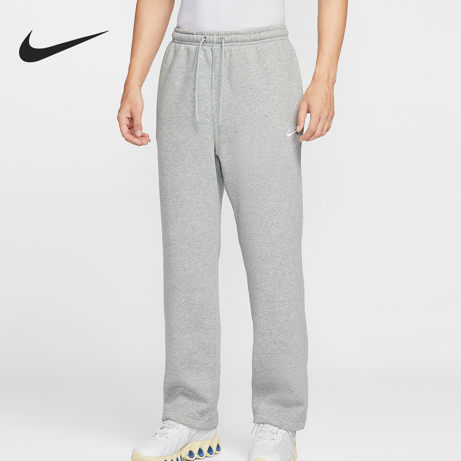Nike/耐克正品Club男士新款针织休闲直筒运动长裤FN3732-063