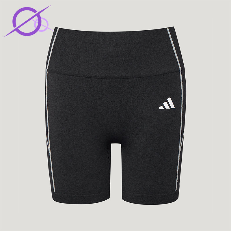 Adidas/阿迪达斯正品女士舒适经典紧身瑜伽运动短裤LF5002
