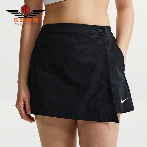 Nike/耐克正品 Sportswear 女士透气中腰简约休闲裤裙IR1649-010