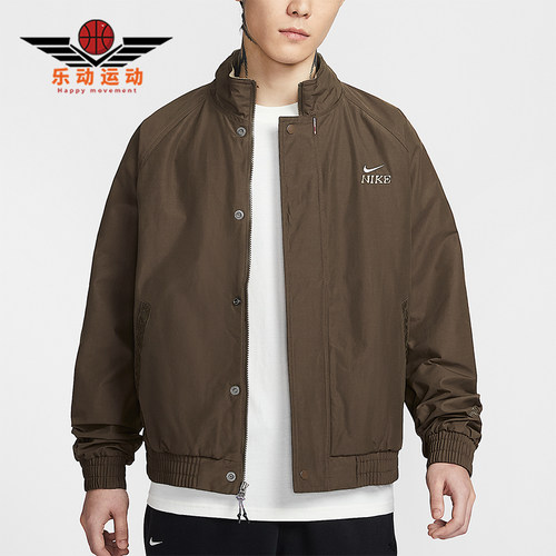 Nike/耐克正品2025冬季款男士日常立领耐穿刺绣外套IQ3705-212