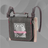 李宁联名Muppets科米特斜挎包男女新款 运动包ABDR384