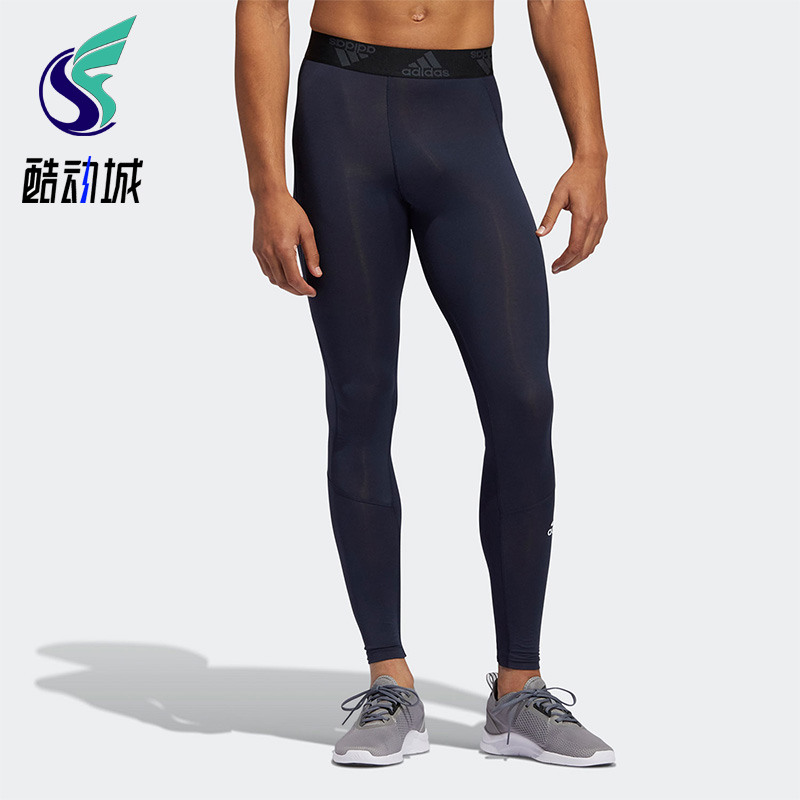Adidas/阿迪达斯正品夏季男士轻盈透气经典训练运动紧身裤GL9875