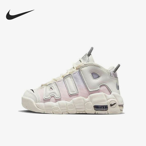 Nike耐克正品小童Air More Uptempo中帮减震篮球鞋DQ0515-100