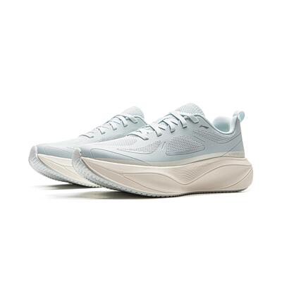 李宁女子低帮透气缓震跑步鞋