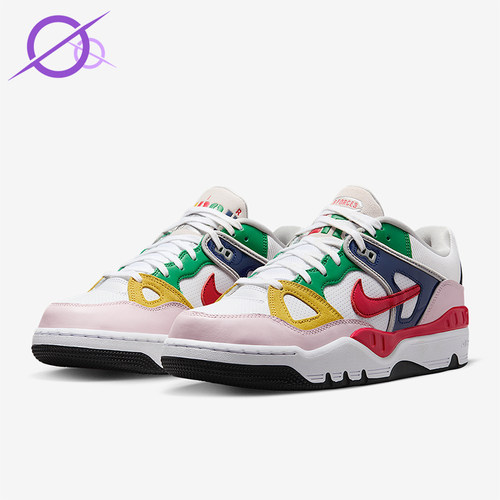 Nike/耐克正品Air Force 3男士休闲运动耐磨拼接板鞋FQ7012-100