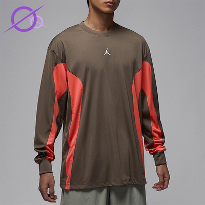 Nike/耐克正品春秋JORDAN男士透气时尚印花球衣长袖T恤IF1886-040