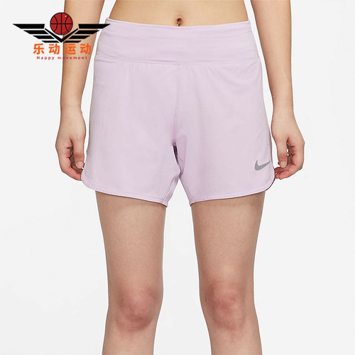 Nike/耐克正品2025女士印花运动透气松紧腰跑步短裤CZ9569-530
