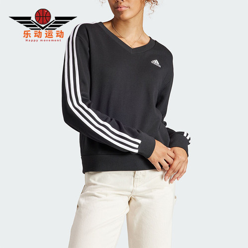 Adidas/阿迪达斯女士V领卫衣