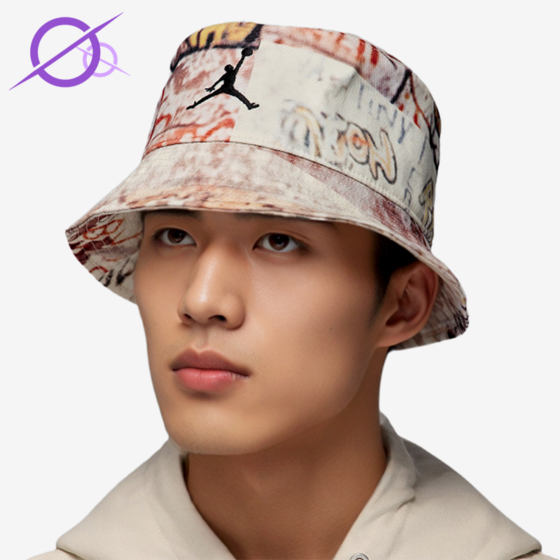 Nike/耐克正品Jordan Apex男女运动经典休闲印花渔夫帽IF1538-133