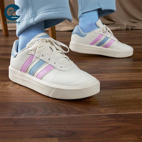 Adidas/阿迪达斯正品COURT PLATFORM女士休闲经典耐磨板鞋IE9987