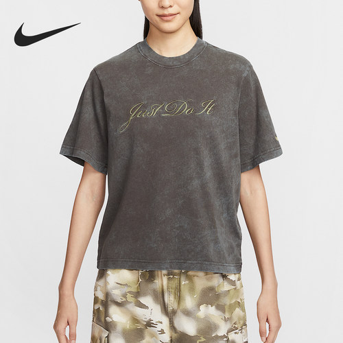 Nike/耐克正品Sportswear女士复古柔软经典轻盈短袖T恤FZ4886-237