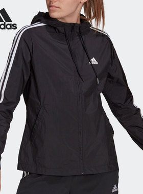 Adidas/阿迪达斯正品 W 3S WB 女子舒适透气运动外套 GR9602