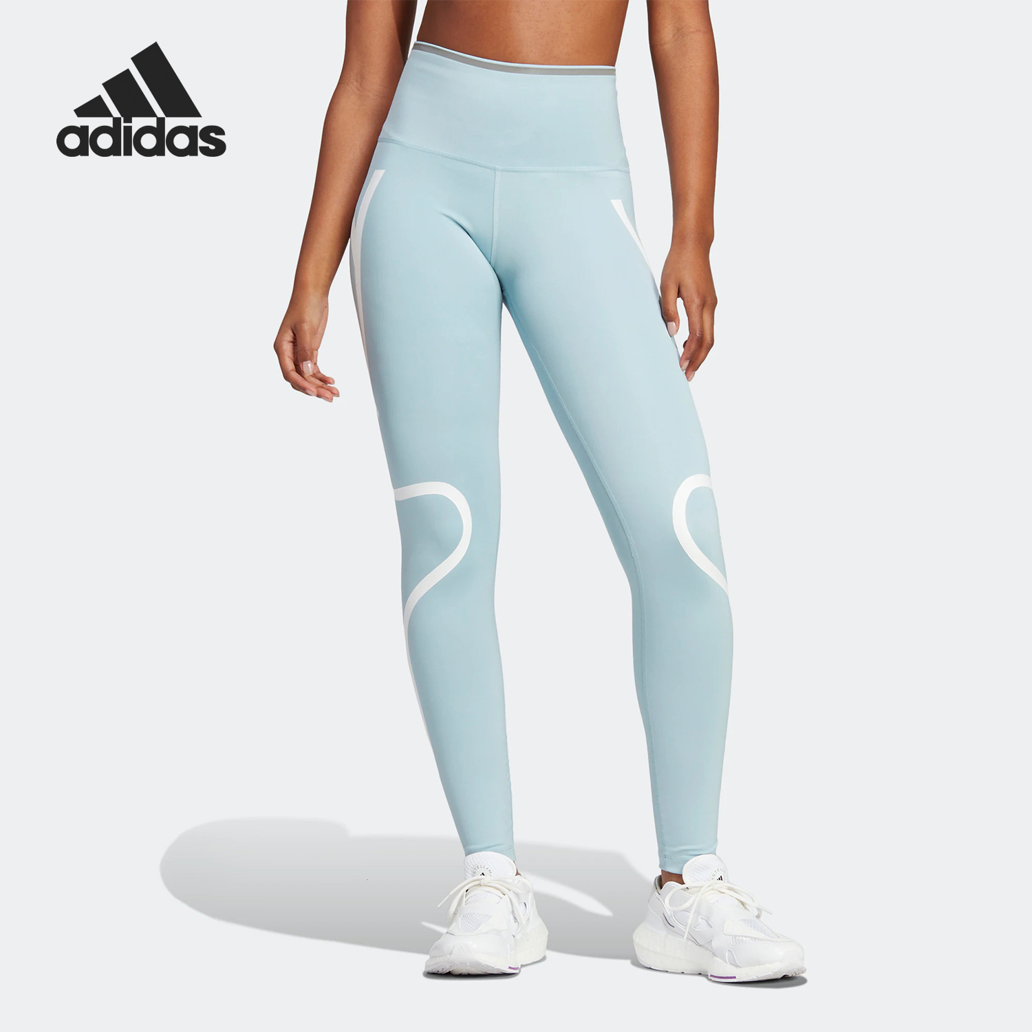 Adidas/阿迪达斯正品SMC 女子运动训练休闲紧身长裤HR2207